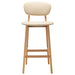 Bar Stools 2 Pcs Cream Fabric Xnktlk