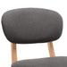 Bar Stools 2 Pcs Dark Grey Fabric Xnktln