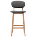 Bar Stools 2 Pcs Dark Grey Fabric Xnktln