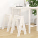 Stools 2 Pcs White 40x40x60 Cm Solid Wood Pine Nxtllp