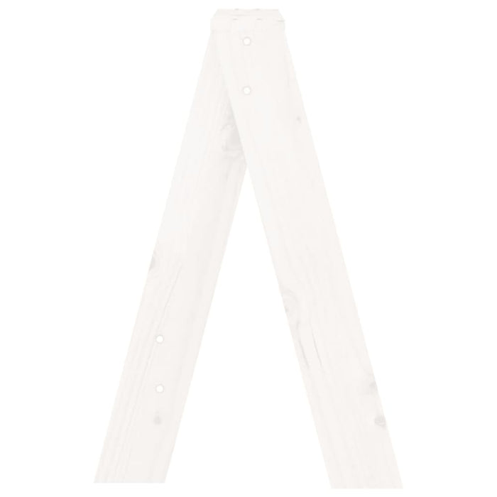 Stools 2 Pcs White 40x40x60 Cm Solid Wood Pine Nxtllp