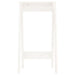 Stools 2 Pcs White 40x40x75 Cm Solid Wood Pine Nxtlib