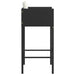 Bar Stools 4 Pcs with Cushions Black Poly Rattan Gl6691666