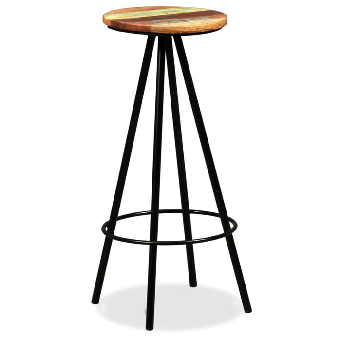 Bar Stools 4 Pcs Solid Reclaimed Wood Gl74056