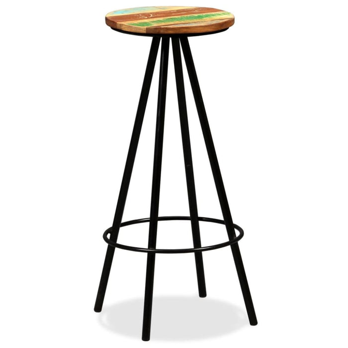 Bar Stools 4 Pcs Solid Reclaimed Wood Gl74056