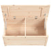 Storage Box 80x40x45.5 Cm Solid Wood Pine Nxtpta