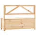 Storage Bench 120 Cm Solid Pine Wood Xnnpna