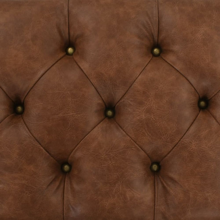 Storage Bench 80.5x41x50 Cm Solid Wood and Artificial