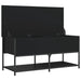 Storage Bench Black 100x42.5x47 Cm Engineered Wood Ntkbxt