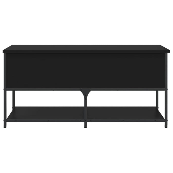 Storage Bench Black 100x42.5x47 Cm Engineered Wood Ntkbxt