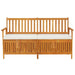 Storage Bench with Cushion 148 Cm Solid Wood Acacia Toliti