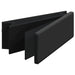 Storage Bench Foldable Black Pvc Tiakbl