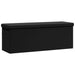 Storage Bench Foldable Black Pvc Tiakbl