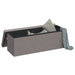 Storage Bench Foldable Light Grey Faux Linen Tiakbp