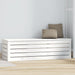 Storage Box White 109x36.5x33 Cm Solid Wood Pine Nxtlxp