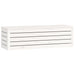 Storage Box White 109x36.5x33 Cm Solid Wood Pine Nxtlxp