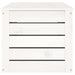 Storage Box White 109x36.5x33 Cm Solid Wood Pine Nxtlxp