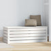 Storage Box White 89x36.5x33 Cm Solid Wood Pine Nxtlxb