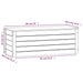 Storage Box White 89x36.5x33 Cm Solid Wood Pine Nxtlxb
