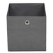 Storage Boxes 10 Pcs Non-woven Fabric 32x32x32 Cm Grey