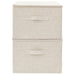 Storage Boxes 2 Pcs Fabric 43x34x23 Cm Cream Ttxkoo