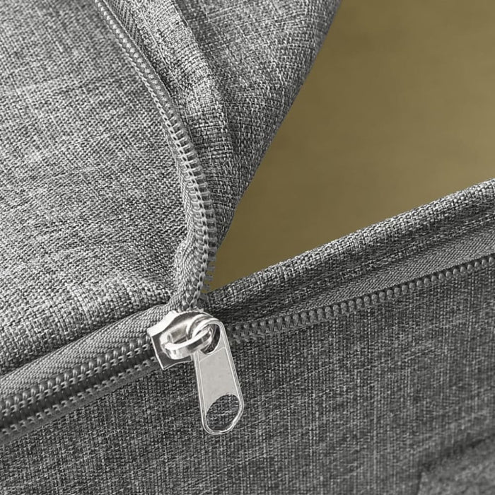 Storage Boxes 2 Pcs Fabric 43x34x23 Cm Grey Ttxkob