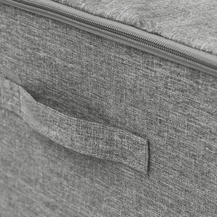 Storage Boxes 2 Pcs Fabric 43x34x23 Cm Grey Ttxkob