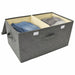 Storage Boxes 2 Pcs Fabric 50x30x25 Cm Anthracite Ttxkot