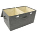 Storage Boxes 2 Pcs Fabric 50x30x25 Cm Anthracite Ttxkot