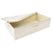 Storage Boxes 2 Pcs Fabric 70x40x18 Cm Cream Ttxkbn