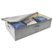 Storage Boxes 2 Pcs Fabric 70x40x18 Cm Grey Ttxkbl