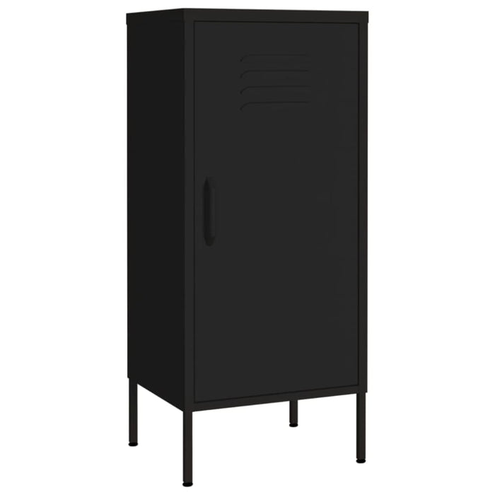 Storage Cabinet Black 42.5x35x101.5 Cm Steel Ttlokl