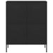 Storage Cabinet Black 80x35x101.5 Cm Steel Ttloax