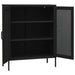 Storage Cabinet Black 80x35x101.5 Cm Steel Ttloin