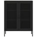 Storage Cabinet Black 80x35x101.5 Cm Steel Ttloin