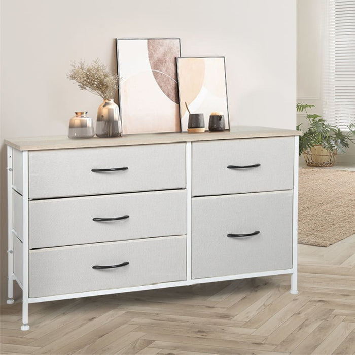 Storage Cabinet Tower Chest of Drawers Dresser Tallboy 5