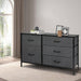 Storage Cabinet Tower Chest of Drawers Dresser Tallboy 5