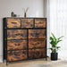 Storage Cabinet Tower Chest of Drawers Dresser Tallboy