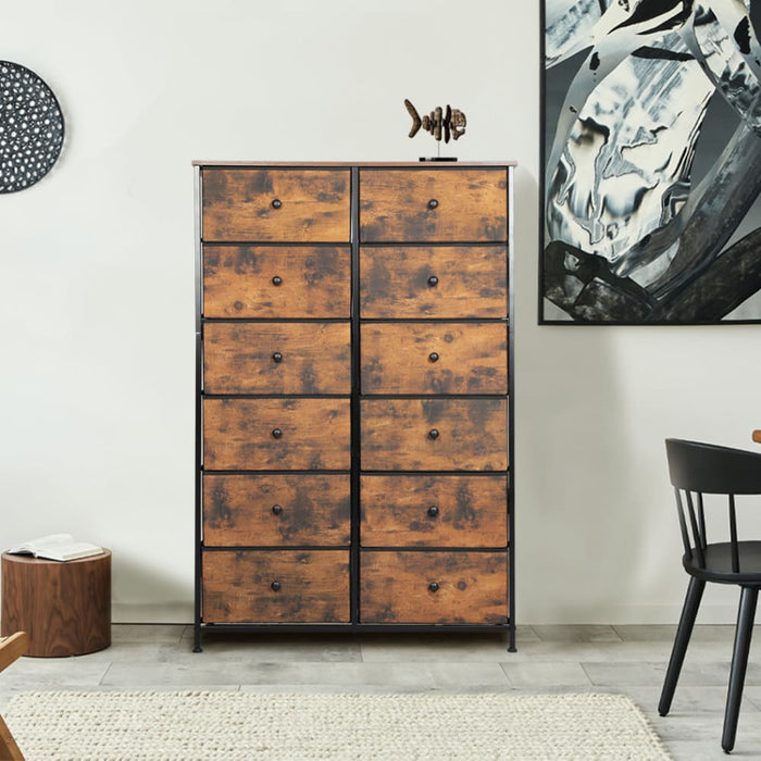 Storage Cabinet Tower Chest of Drawers Dresser Tallboy