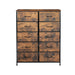 Storage Cabinet Tower Chest of Drawers Dresser Tallboy