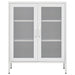 Storage Cabinet White 80x35x101.5 Cm Steel Ttloik