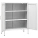Storage Cabinet White 80x35x101.5 Cm Steel Ttloik