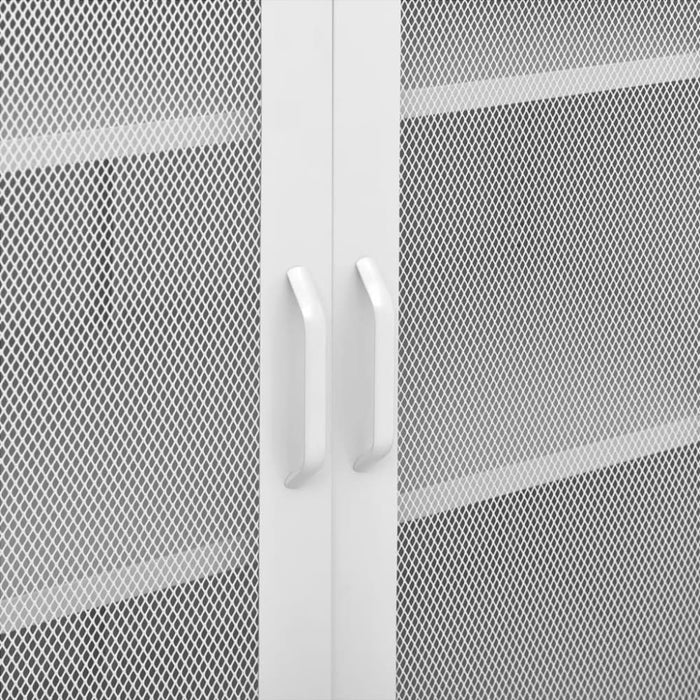 Storage Cabinet White 80x35x101.5 Cm Steel Ttloik
