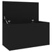 Storage Chest Black 84x42x46 Cm Engineered Wood Nbtbpi
