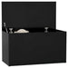 Storage Chest Black 84x42x46 Cm Engineered Wood Nbtbpi