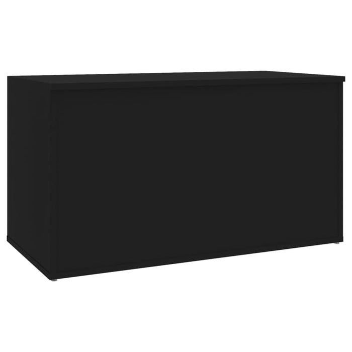 Storage Chest Black 84x42x46 Cm Engineered Wood Nbtbpi