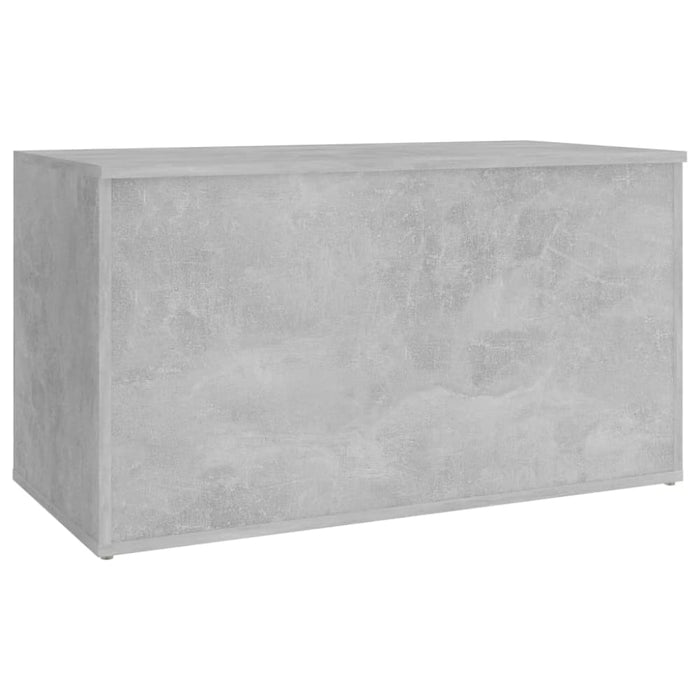 Storage Chest Concrete Grey 84x42x46 Cm Engineered Wood