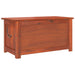 Storage Chest With Lid Brown Solid Wood Acacia Tlakol