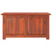 Storage Chest With Lid Brown Solid Wood Acacia Tlakol