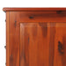 Storage Chest With Lid Brown Solid Wood Acacia Tlakol